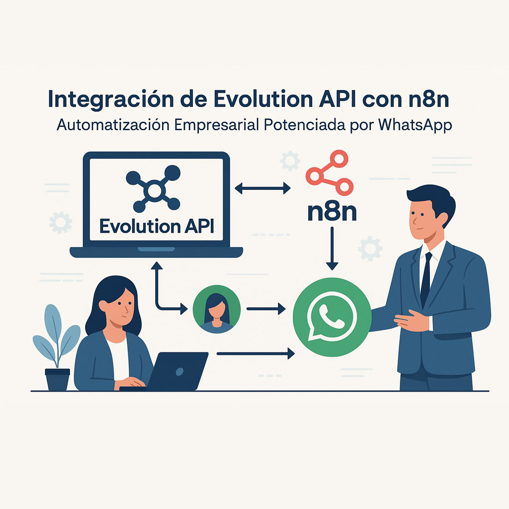 Ejemplo de automatización de promociones y atención al cliente en retail usando Evolution API y n8n.